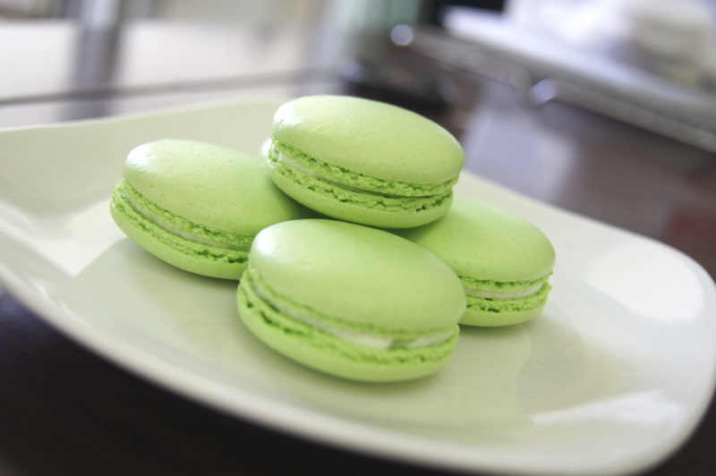 Vodka lime macarons in Singapore