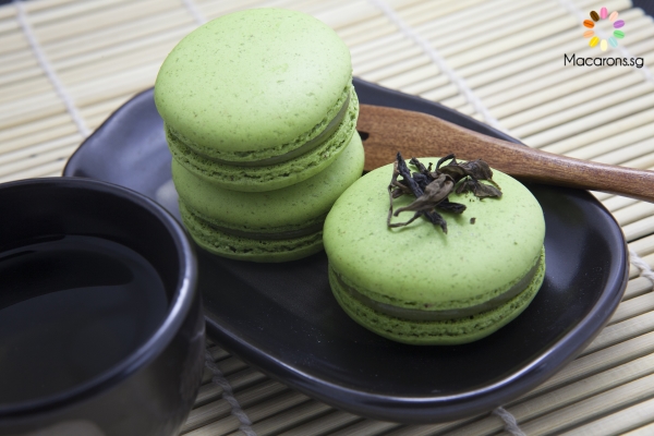 Hokkaido Green Tea Macarons In Singapore