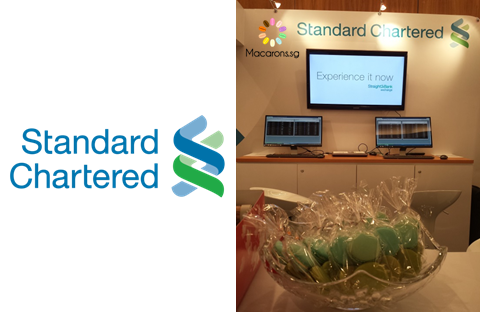 Standard Chartered Corporate Macarons In Singapore