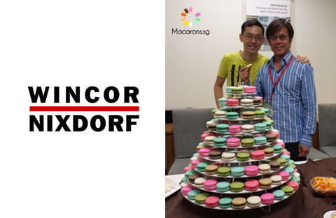 Wincor Nixdorf Corporate Macarons In Singapore