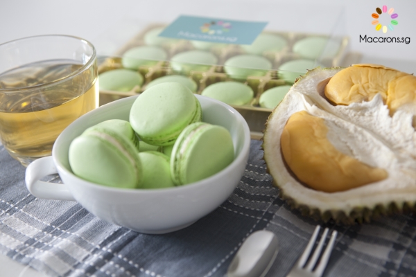 Durian Special Macarons In Singapore