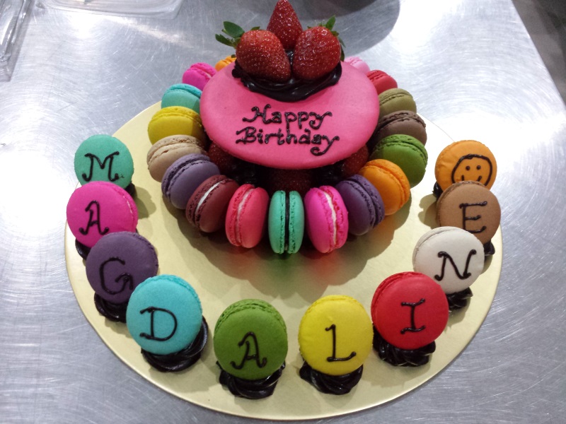 Giant Macaron Cake In Singapore Customization Combi