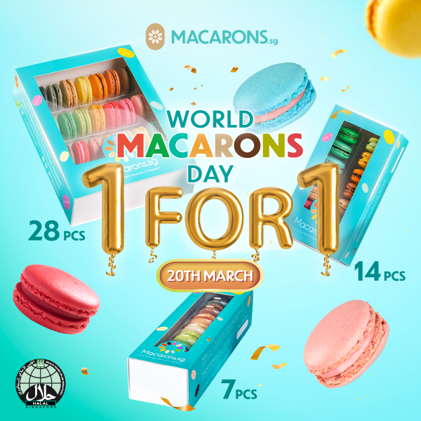 Macarons.sg World Macarons Day 1 for 1