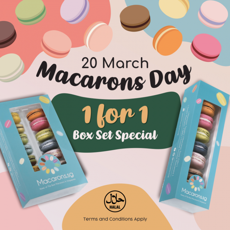 Celebrate World Macaron Day 2021 at Macarons.sg!